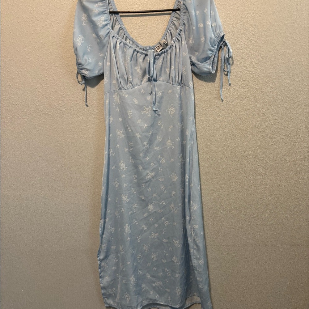 Light Blue Floral Dress